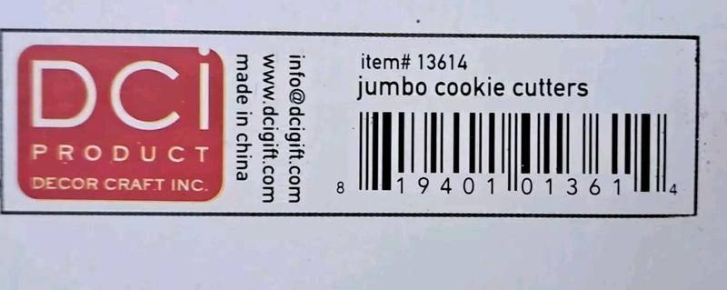 Clearance! Valentines Day Jumbo Cookie Cutters. "I Love You" By DCI gallery