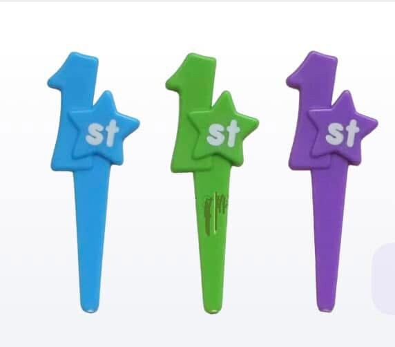 Decopac 1st Birthday Asst Cupcake Picks 108 Pcs