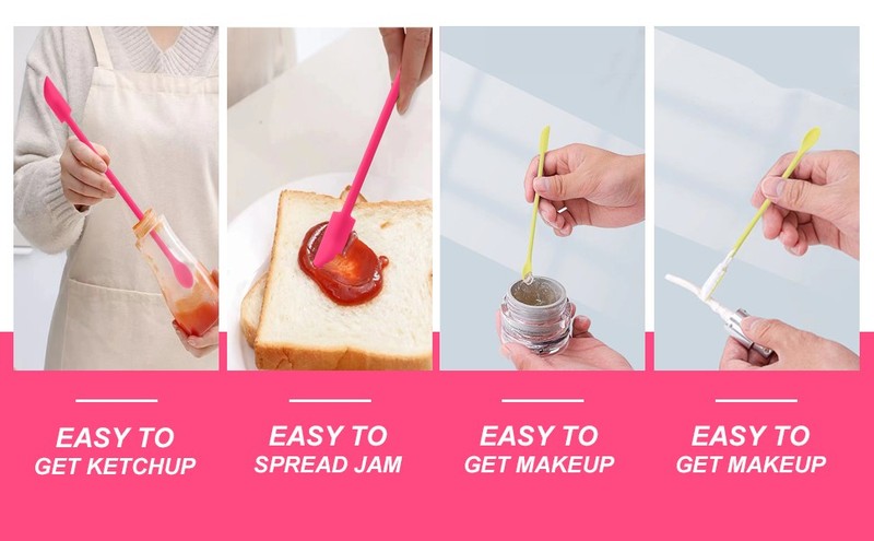 Small Beauty Spatula, 4 Pcs Mini Spatula for Cosmetics Lot Makeup, gallery