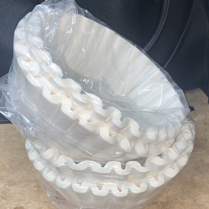 White Fluted Paper Cupcake Liners, Large, Disposable, 100 Pack