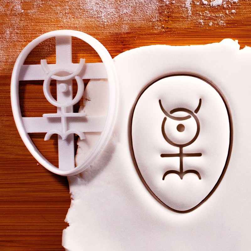 Hieroglyphic Monad Cookie Cutter – Esoteric Alchemy & Astrology Mystical Baking