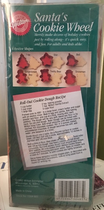 6 Christmas Cookie Cutter Wheel Tree Bell Gingerbread Teddybear Snowman gallery