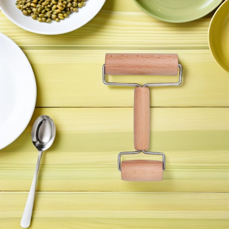 2 Pcs Small Wooden Rolling Pins Double Headed Stick Dough Roller for Baking gallery