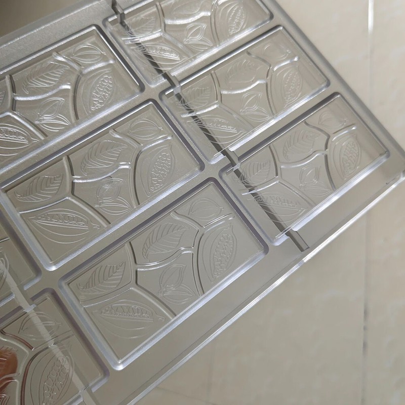Cocoa Fruit Leaves PC Polycarbonate Hard Plastic Candy Chocolate mold DIY Tool gallery