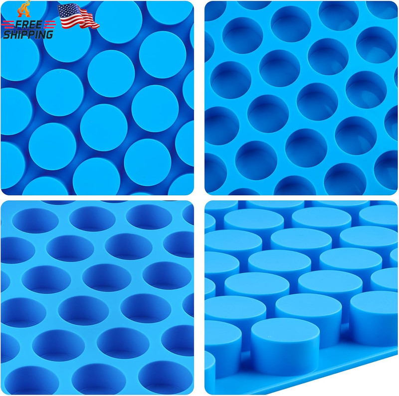 JOERSH round Candy Molds Silicone Molds for Hard Candy, Gummy, Caramels, Chocola gallery