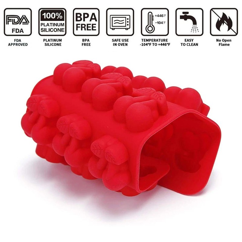 5 Pack Hawaiian Tropical Themed Ice Cube Tray Summer Silicone Molds gallery