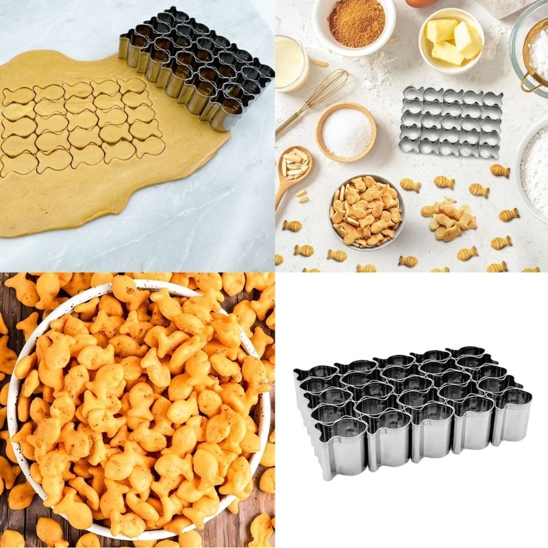 Multifuntional Fondant Cutter Fish Shape 430Stainless Steel Mold for Baking gallery
