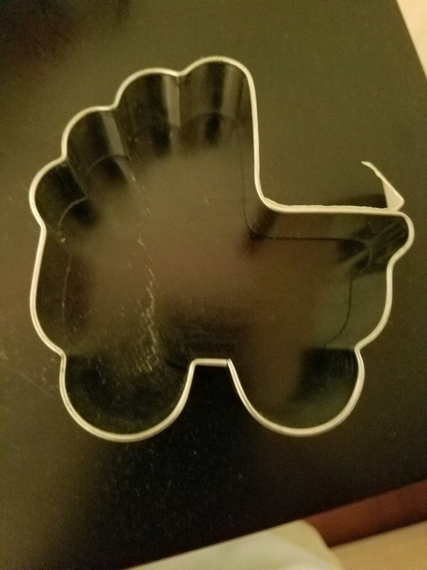 Baby Carriage Metal Cookie Cutter 3 1/2 inches Brand New Made in USA
