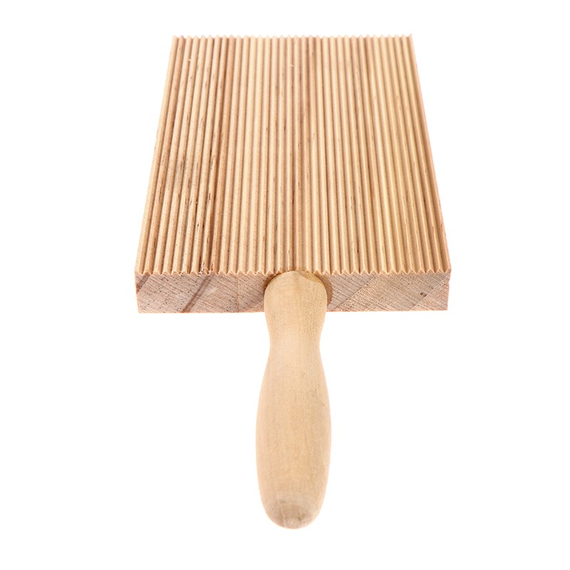 Italian Fantes Gnocchi Board Wood Kitchen Baking Tool Pasta Maker Professional