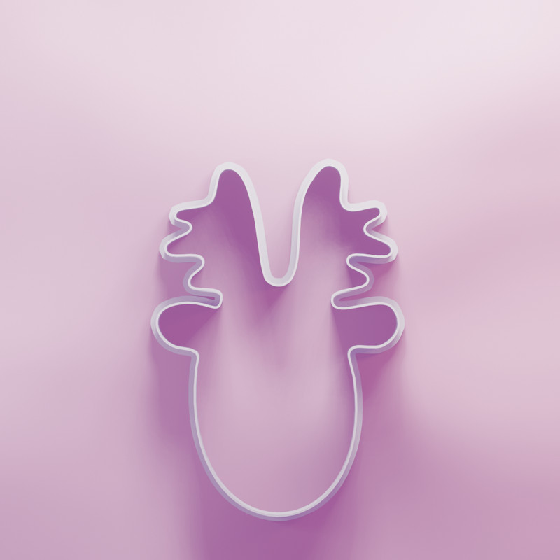 Reindeer Head Christmas cookie cutter gallery