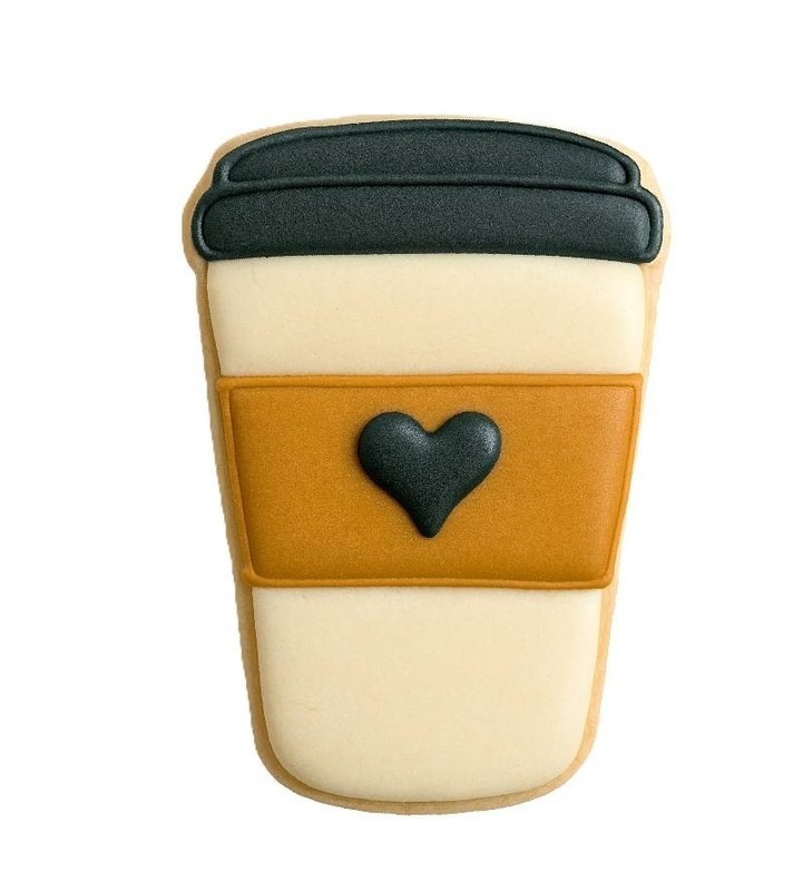 Travel Coffee Latte 4'' Cookie Cutter Mocha Red Solo Cup Soda Pop Metal Freshie gallery