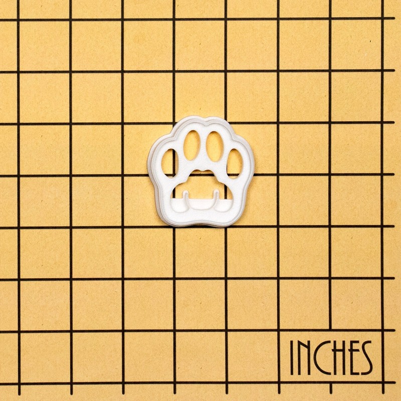 Realistic Kitty Paw Cookie Cutter cat kitten treats toe beans pads animal rescue gallery