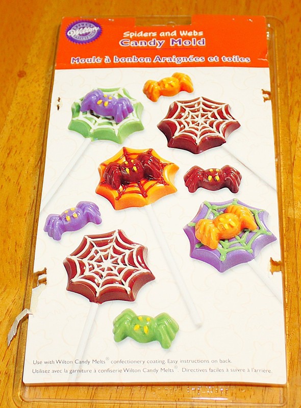 Wilton ~ WILTON SKULLS (2115-1421) and SPIDERS & WEBS (2115-1552) Candy Mold Set gallery