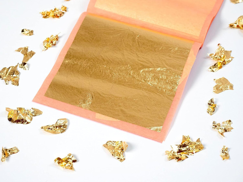 24K Double Gold Leaf Transfer (1Booklet 25 Sheets) gallery