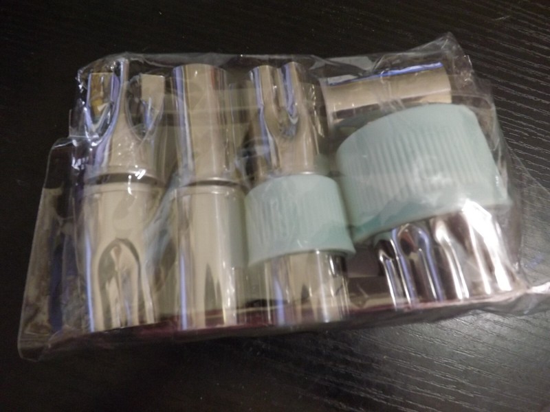 NEW 10 piece set stainless FOOD CUTTER SET 2 holders BPA free gallery