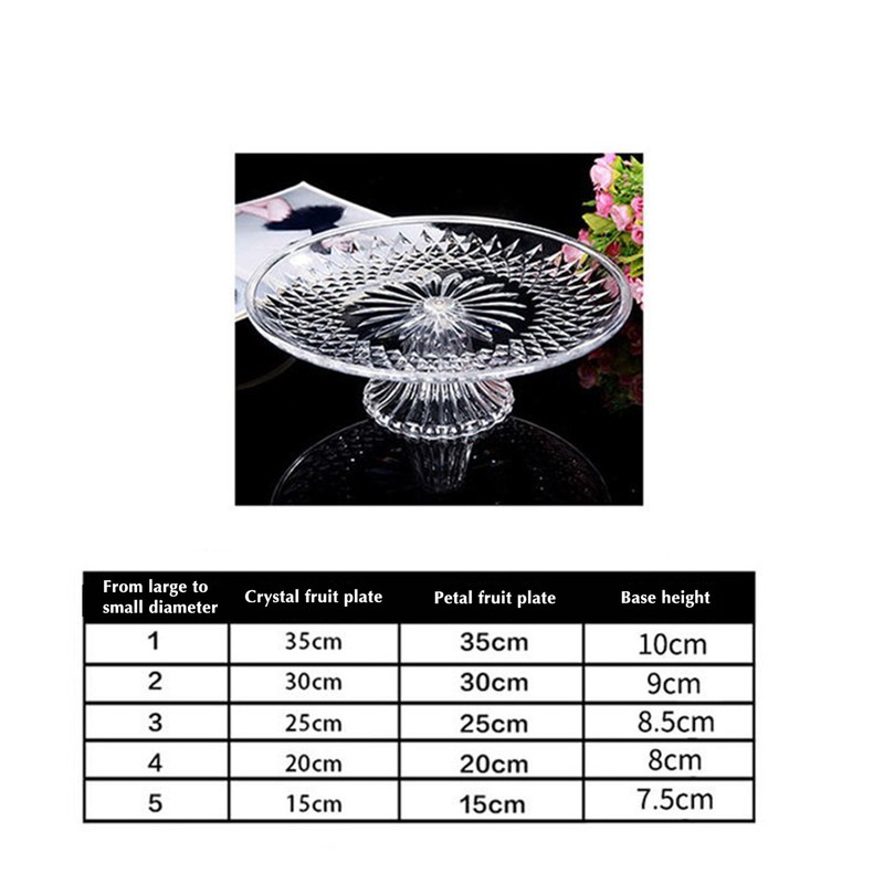 Plastic Cupcake Stand Dessert Display Holder Round Tower Serving Tray Tea Party gallery