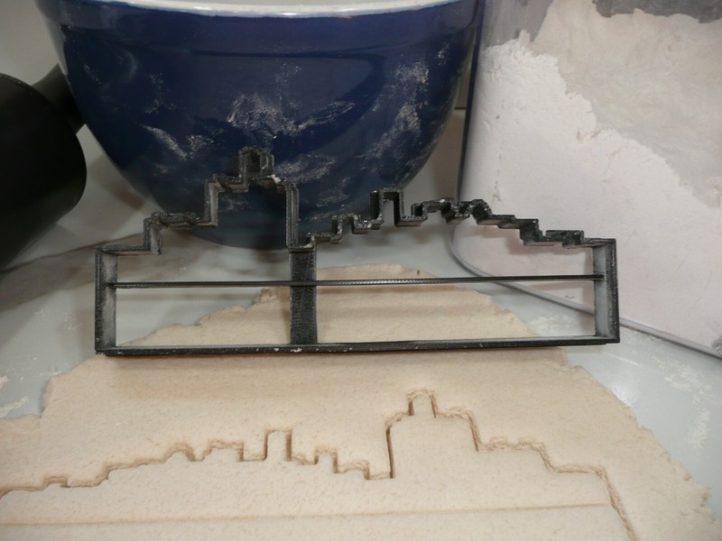 DETROIT MICHIGAN CITY SKYLINE COOKIE CUTTER MADE IN USA PR3614 gallery