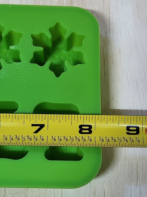 2 Piece Silicone Baking Molds Christmas Holiday Snowman Candy Cane gallery