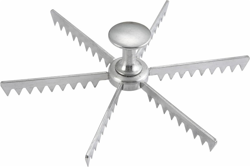 Winware Aluminum 6-Cut Pie & Cake Marker - Perfect Portions Every Time gallery