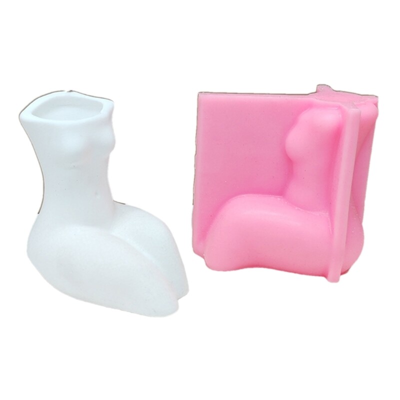 Human Body Pen Holder Flowerpots Silicone Molds Epoxys Resins Mould DIYs