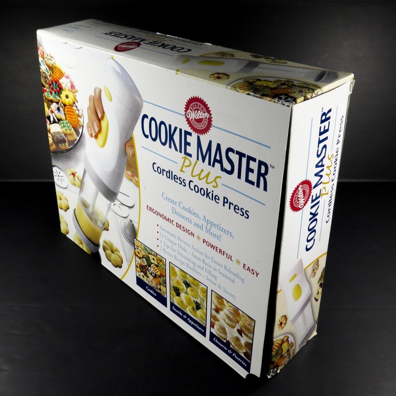Wilton Cookie Master Plus Cordless Cookie Press SEALED - NEW! 2003 20+ Yrs Old! gallery