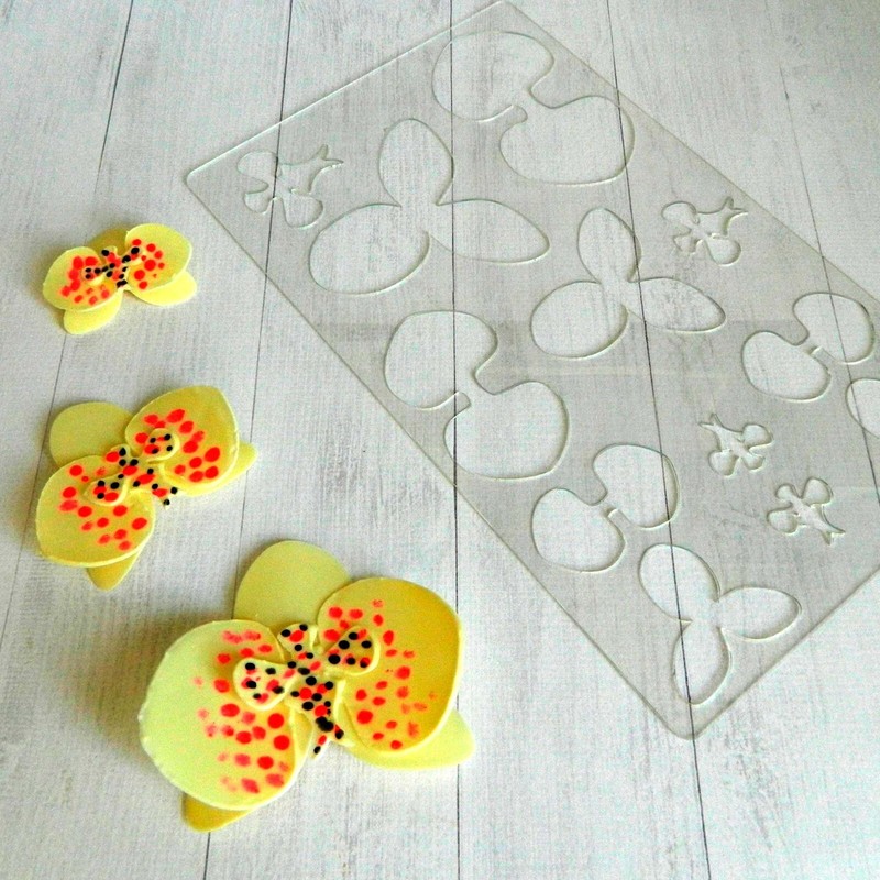 Chocolate Candy Mold Orchid Chocolate Figure for Cake Decorating Tools