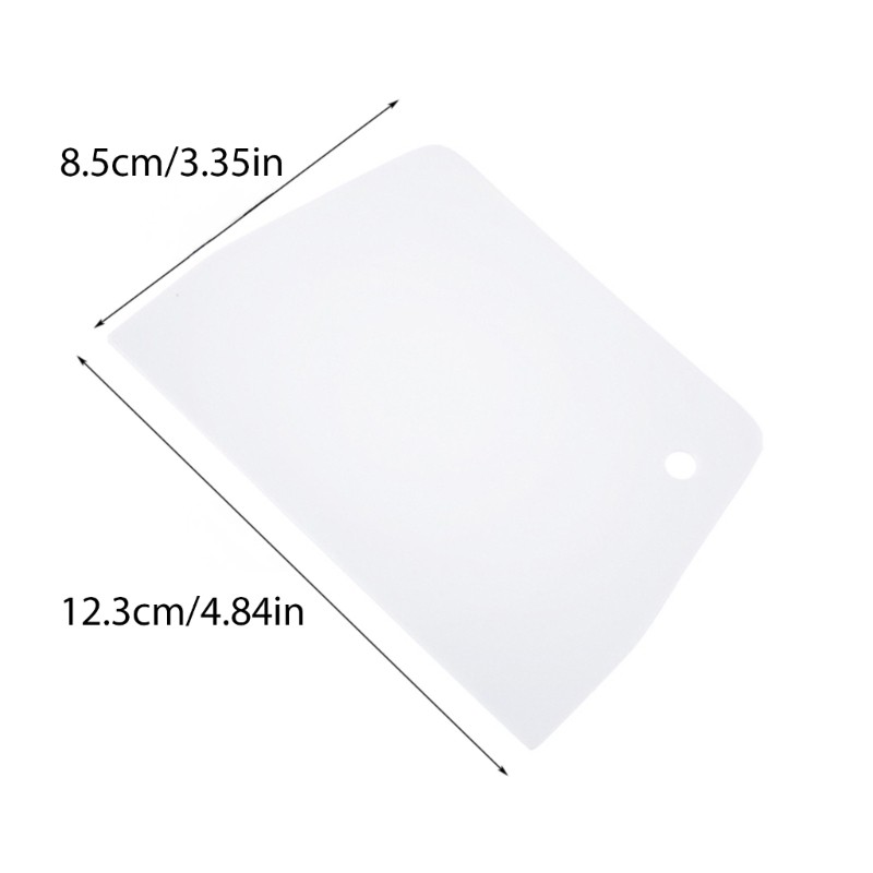 Plastic Dough Scraper Cream Smooth Cake Flour Spatula Cutter Baking Tool gallery
