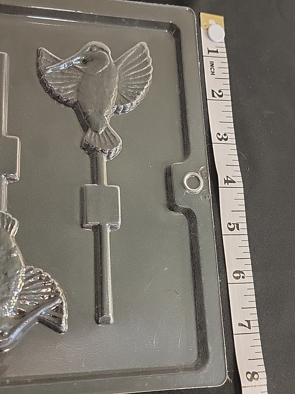 Life Of The Party Hummingbird Flying Bird Animal Lollipop Chocolate Candy Mold gallery