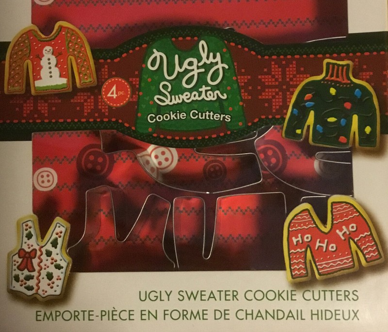Fox Run Brand -Ugly Christmas Sweater Cookie Cutters -4 Piece - New In Box gallery