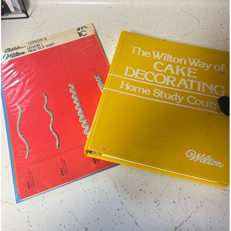 Wilton Way Of Cake Decorating Home Study Course /Practice Board Practice Sheets