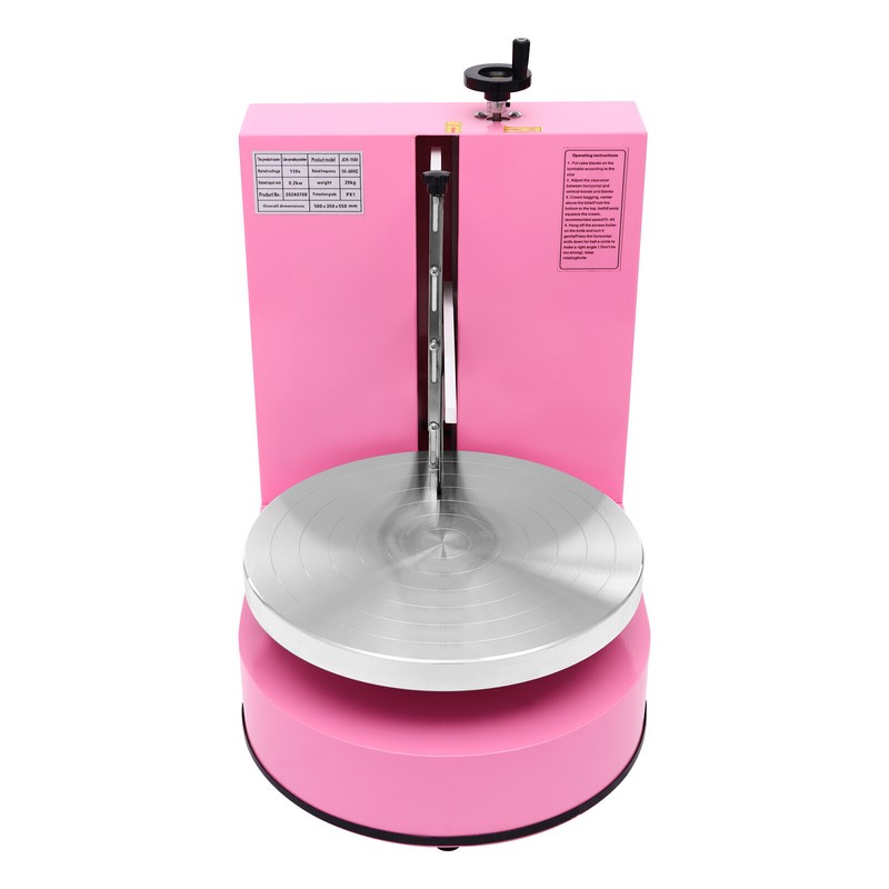 4-12" Cake Cream Decorating Machine Cake Spreading Frosting Smearing Machine gallery