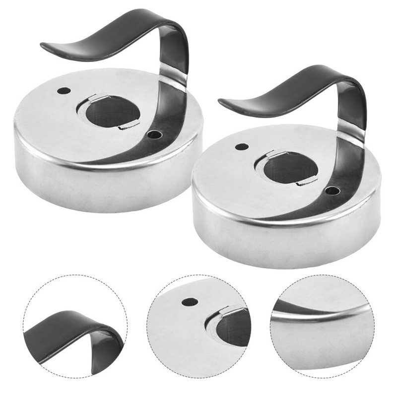2 Pcs Stainless Steel Baking Mold Mousse Cake Molds Dessert Bake