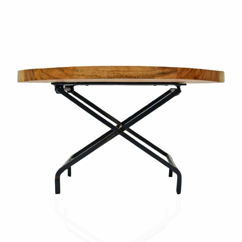 Cake Stand Premium Acasia Wood With Adjustable Height Gift For Cake Lovers gallery