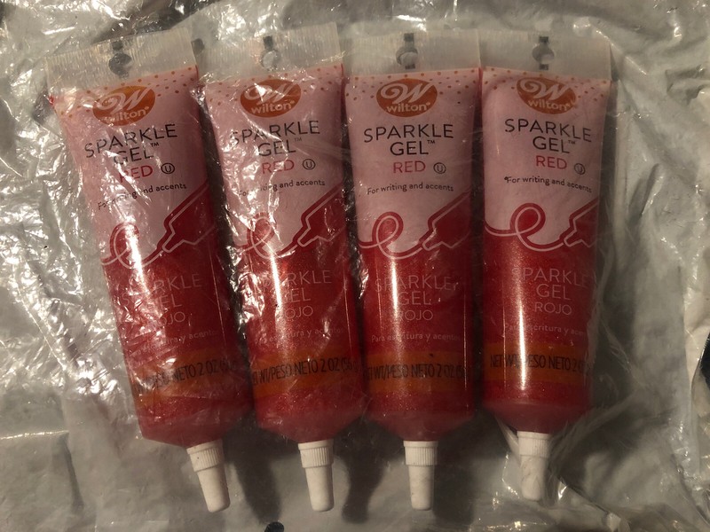 Wilton Sparkle Gel ICING For Writing and Accents Red – Baking / Cake Design