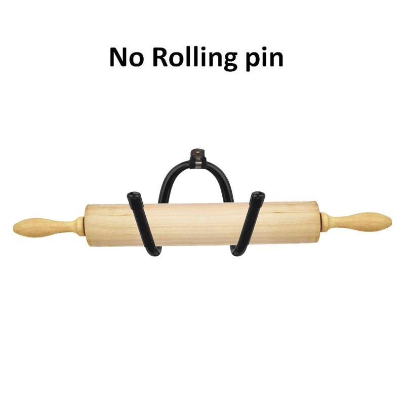 Horizontal Rolling Pin Holder Wall Mount Rolling Pin Display Rack Hook Hanger St gallery