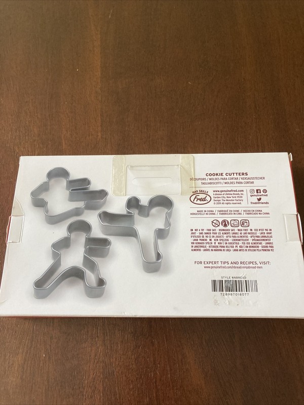 NINJA BREAD MEN~SET OF 3 COOKIE CUTTERS~NIB gallery