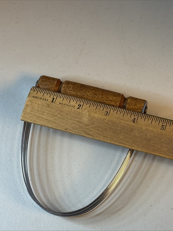 Vintage Bonny USA Pastry Dough Blender Cutter Mixer Wood Handle gallery