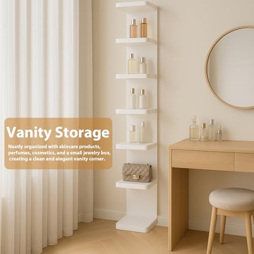 Versatile 7 Tier Wall Shelf Unit,Lack Wall Shelf,Display Floating 7 tier White gallery