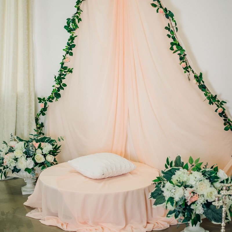 Artificial Daisies Flowers Garland Vine Silk Wildflower Garland Light Pink gallery
