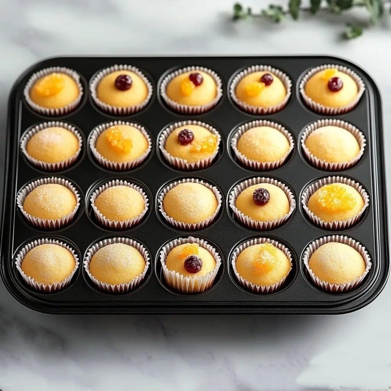 White Mini Cupcake Liners, 500 Count Greaseproof Baking Cups, Small Muffin gallery