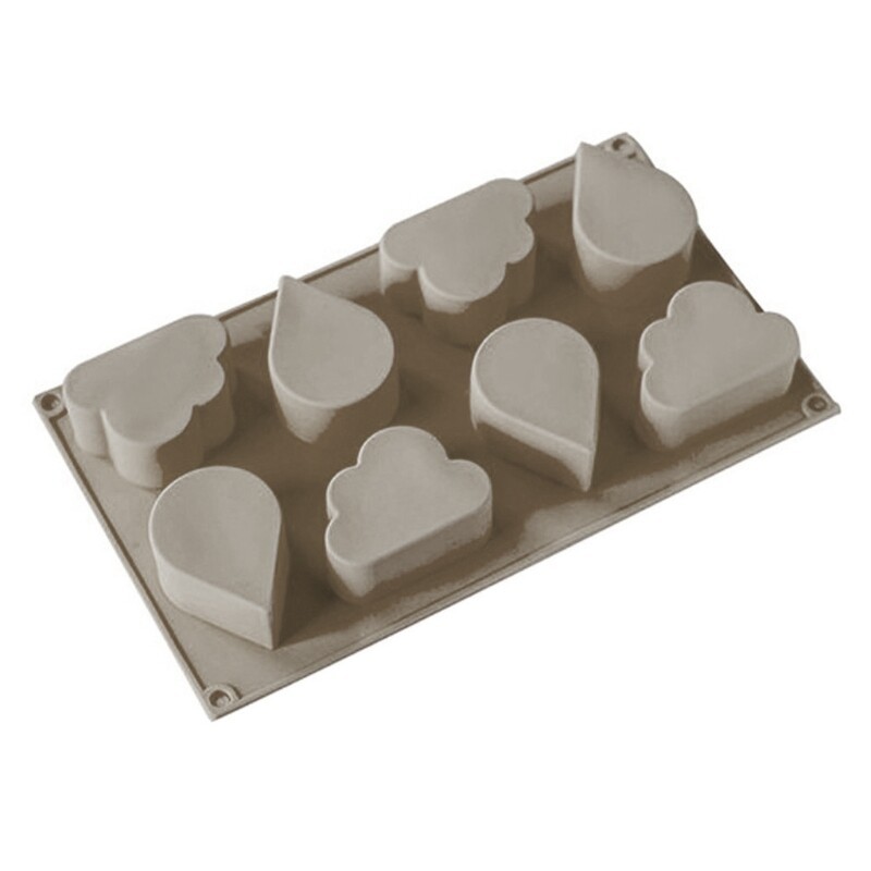 8-Hole Weather Soap Making Silicone Mold Fondant Cookies Making Mould