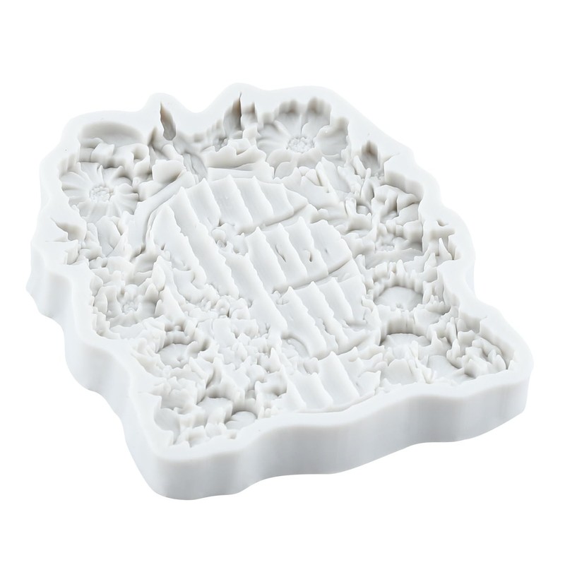 Wooden Door Fondant Molds Door Chocolate Silicone Mold for Cake Decorating Cu... gallery