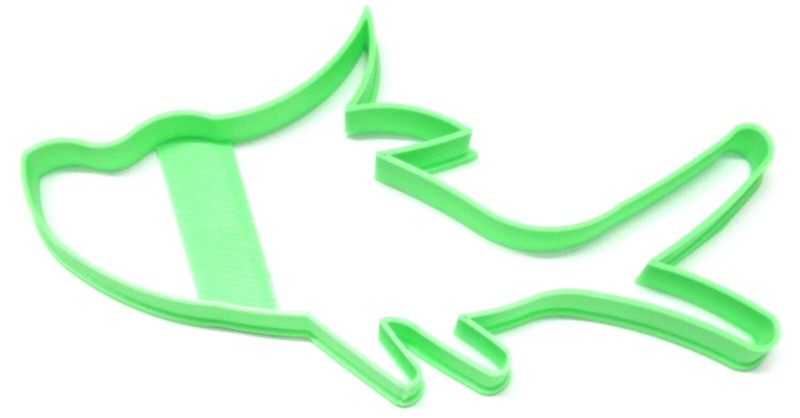 GREEN FISH DR SEUSS CAT IN THE HAT ONE FISH TWO FISH COOKIE CUTTER USA PR2482
