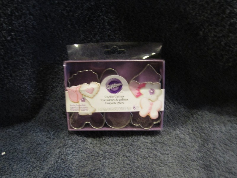 Wilton Mini Cookie Cutter 6 Piece Set Metal