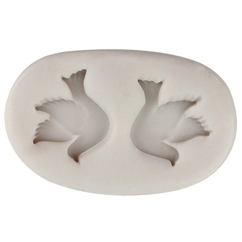 Pigeon Birds Shape Silicone Mold – Fondant Cake Decorating for Chocolate Mould gallery