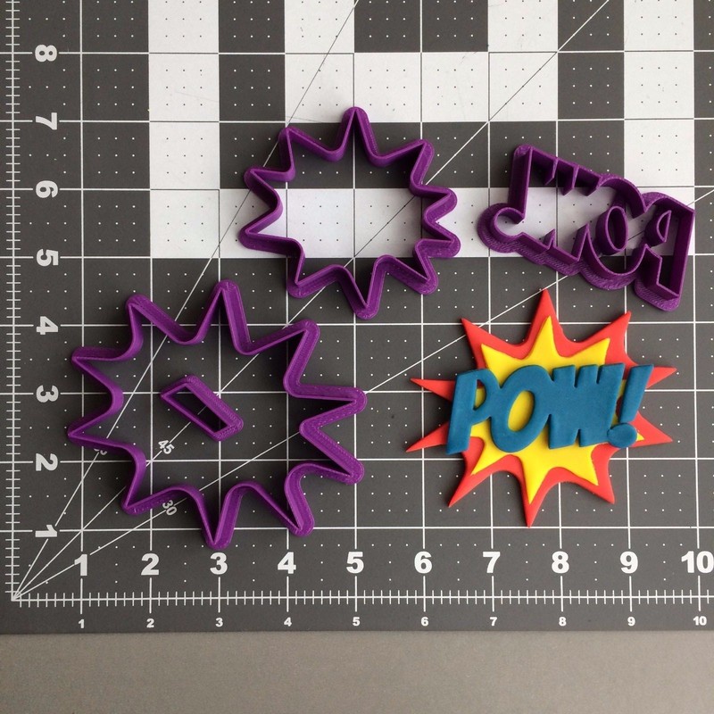 Pow Sign – Pow 266-B937 Cookie Cutter Set