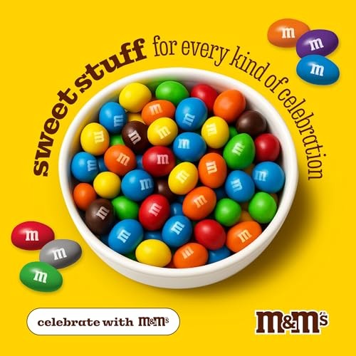 M&M'S WORLD Peanut M&M’s chocolate candy 2 lb bag – bright snack for 2LB Yellow gallery