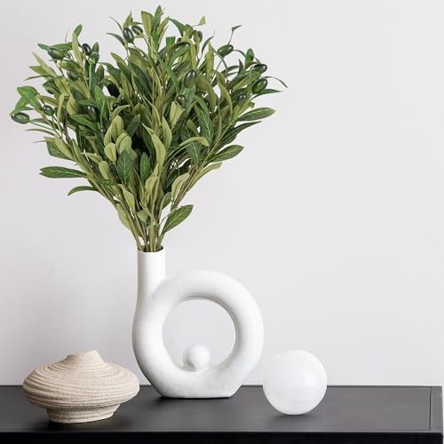 Olive Stems Pcs 18 inch Artificial Olives Green Leaves Picks, 18 Inches 6 gallery