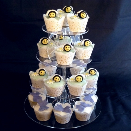 High Heels Shaped Design Clear Acrylic Multi Tier Cake Stands 3, 4, 5, 6, 7 Tier gallery