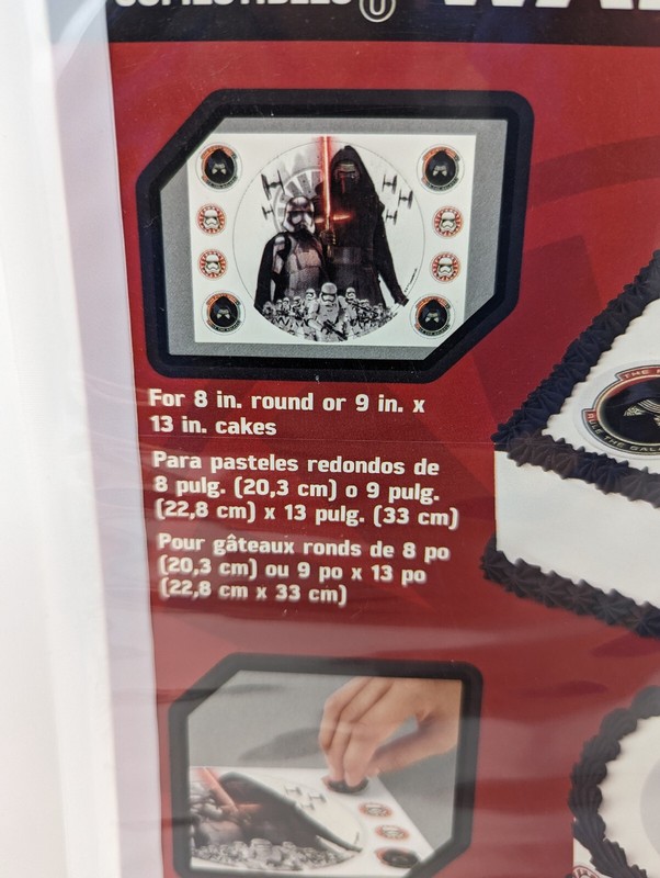 WILTON DISNEY STAR WARS - Edible Sugar Sheet - Cake Decorating gallery
